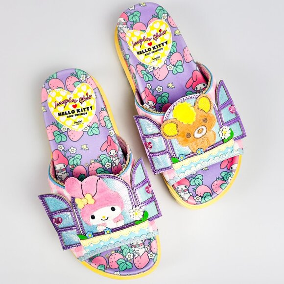 Irregular Choice x Sanrio Will You Be My Friend Slides My Melody Cinnamoroll - Picture 3 of 9